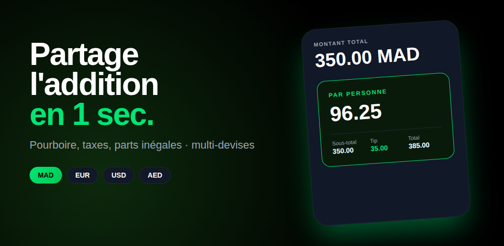 BillSplit Pro feature graphic